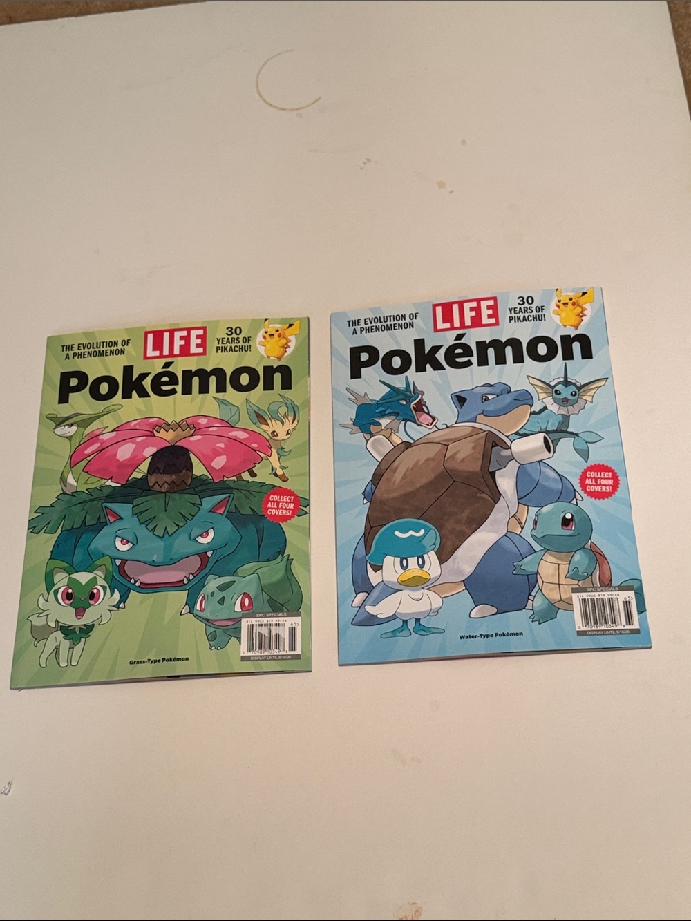 Pokémon Special Edition Magazine - Green & Blue Covers